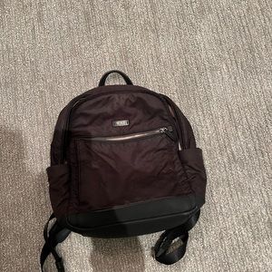 Mini tumi black backpack